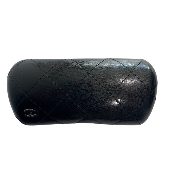 Chanel Quilted Hard Sunglass Case in Black - Picture 1 of 4